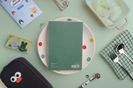 สมุดโน๊ต Ropamoda PVC Monthy planner สีเขียว_3